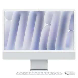 Apple iMac Apple M M4 59,7 cm (23.5") 4480 x 2520 px All-in-One PC 16 GB 512 GB SSD macOS Sequoia Wi-Fi 6E (802.11ax) Srebrny Z1EH-DE02 - Mini PC - miniaturka - grafika 1