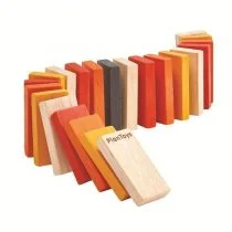 Plan Toys Mini domino wyścig klocków - Gry planszowe - miniaturka - grafika 2