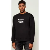Bluzy męskie - Calvin Klein Bluza TERRY | Regular Fit - miniaturka - grafika 1