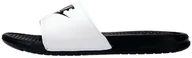 Klapki i japonki męskie - Nike Klapki Benassi JDI biało-czarne r. 44 343880 100 - miniaturka - grafika 1
