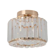 Lampy sufitowe - Żyrandol wiszący, kryształowy design, wystrój domu, złoty B 1 sztuka, chłodna biel - miniaturka - grafika 1
