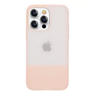 Kingxbar Plain Series etui pokrowiec do iPhone 13 Pro Max silikonowa obudowa różowy - Etui i futerały do telefonów - miniaturka - grafika 1