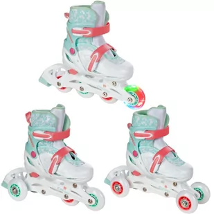 Rolki Wrotki Regulowane 3W1 Croxer Inez 26-29 Led - Kaski rowerowe - miniaturka - grafika 1