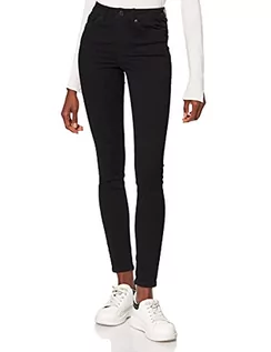 Spodnie damskie - VERO Moda Jeansy damskie skinny, Czarny (czarny czarny), 56-S-L - grafika 1