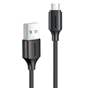 Joyroom kabel USB-A - Micro USB 480Mb/s 2.4A 0.25m czarny S-UM018A9 - Kable USB - miniaturka - grafika 2