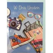 Powieści - Panorama Karnet urodziny B6 Premium 20 + koperta - miniaturka - grafika 1