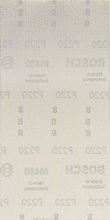 Bosch Mesh structure sanding sheet M480 115x230 K22 10x - 2608900766 EXPERT RANGE