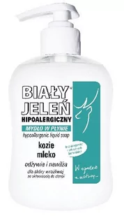 Pollena OSTRZESZÓW Mydło w płynie z kozim mlekiem hipoalergiczne 300 ml - Mydła - miniaturka - grafika 1