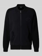 Swetry męskie - Kurtka o kroju relaxed fit z dzianiny z mieszanki wiskozy model ‘HOLE’ - miniaturka - grafika 1