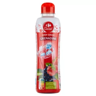 Carrefour Classic Syrop grenadinowy 750 ml - Syropy i koncentraty owocowe - miniaturka - grafika 1
