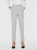 Spodnie damskie - Vero Moda Spodnie chino w kolorze szarym - miniaturka - grafika 1