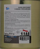 Kasza - Kasza gryczana z mięsem i pieczarkami wojskowa - miniaturka - grafika 1