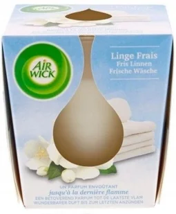 Świeca Zapachowa Air Wick Świeża Pościel Pranie - Świece - miniaturka - grafika 1