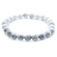 Bransoletki - Bransoletka Mocy - JASPER BIAŁY White Jasper - miniaturka - grafika 1