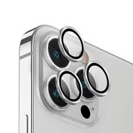 Pozostałe akcesoria do telefonów - UNIQ Optix Aluminium Camera Lens Protector iPhone 14 Pro 6.1" / 14 Pro Max 6.7" sterling silver szkło na obiektyw aparatu z aplikatorem - miniaturka - grafika 1