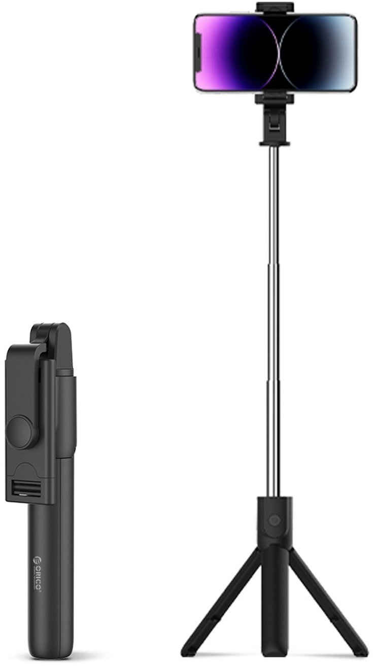 Selfie stick Orico SPV100 mini tripod Bluetooth obrót 360 stopni czarny