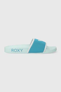 Roxy klapki x Lisa Andersen damskie kolor niebieski - Klapki i japonki damskie - miniaturka - grafika 1