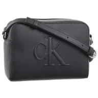 Torebki damskie - Torebka Listonoszka Sculpted Camera Bag Deboss Black K60K612726 BEH (CK583-a) Calvin Klein - miniaturka - grafika 1
