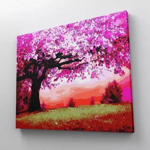 Pod osłoną drzewa - Malowanie po numerach 50x40 cm - Malowanie po numerach - miniaturka - grafika 1