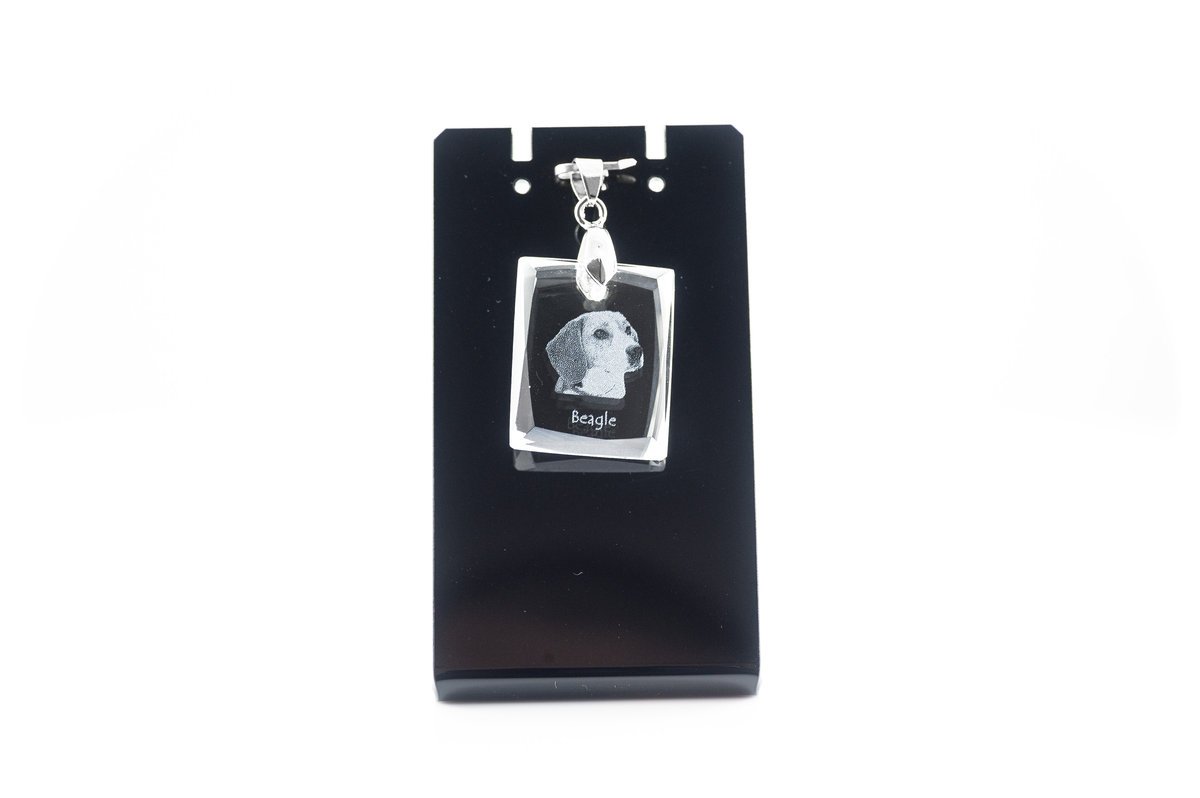 Beagle wisiorek kryształowy z psem Art-Dog