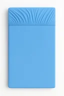 Prześcieradła dla dzieci - Prześcieradło jersey bawełna z gumką do łóżeczka 120x60cm - niebieskie - miniaturka - grafika 1