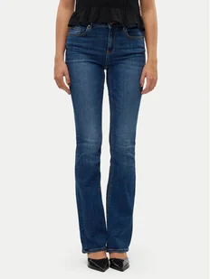 Vero Moda Jeansy Flash 10310511 Granatowy Flared Fit - Spodnie damskie - miniaturka - grafika 1