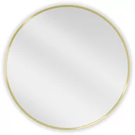 Lustra - Mexen Loft lustro łazienkowe okragłe 70 cm, rama złota - 9850-070-070-000-50 - miniaturka - grafika 1