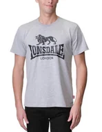 Koszulki męskie - Lonsdale Promo męskie spodenki sportowe, kolor: szary , rozmiar: xl - miniaturka - grafika 1