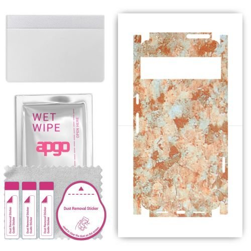 folia naklejka skórka strukturalna na TYŁ+BOKI do Google Pixel 8 Pro - Kamień Piaskowiec - apgo SKINS