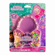 Prace ręczne dla dzieci - Zestaw Koralików Gabby S Dollhouse Motyl 250 Szt. + 2M Gumki - miniaturka - grafika 1