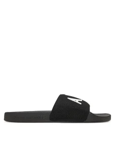 Armani Exchange Klapki XUP001 XV820 S277 Czarny - Klapki i japonki męskie - miniaturka - grafika 1