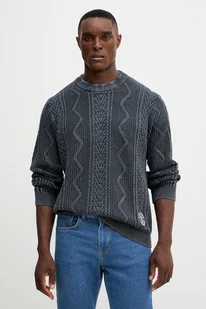 Pepe Jeans sweter bawełniany męski kolor granatowy PM7000001 - Swetry męskie - miniaturka - grafika 1