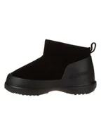 Botki damskie - Moon Boot Skórzane botki "Luna Low" w kolorze czarnym - miniaturka - grafika 1