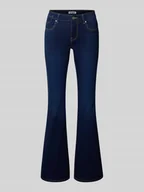 Spodnie damskie - Jeansy z poszerzaną nogawką z mieszanki bawełny model ‘REESE’ - miniaturka - grafika 1