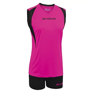 Zestawy męskiej odzieży sportowej - Givova Kitv07 Unisex dla dorosłych, unisex, FUXIA/Nero, XL - grafika 1