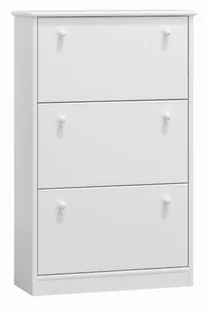 Szafka na buty sosnowa nr3 biała - Szafki na buty - miniaturka - grafika 1