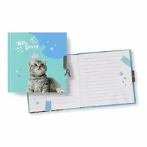 Pamiętnik zamykany Cuties Kotki STARPAK 534361 - Szkolne artykuły papiernicze - miniaturka - grafika 1