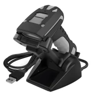 Czytniki kodów kreskowych - Skaner przemysłowy QR WIFI Bluetooth ze stacją dokującą i podstawką HD9100B - miniaturka - grafika 1