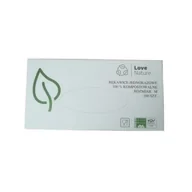 Rękawiczki jednorazowe - LoveNature Rękawiczki LoveNature, kompostowalne 100 szt. M 100 szt. |   NN-HPF-RKRM-001 - miniaturka - grafika 1