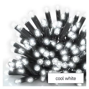 Oświetlenie łączone Profi - sople 50 LED 3m zimna biel, czarny przewód, IP44 - Oświetlenie świąteczne - miniaturka - grafika 1