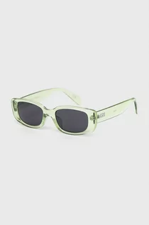 Okulary przeciwsłoneczne - Vans okulary przeciwsłoneczne kolor zielony - grafika 1