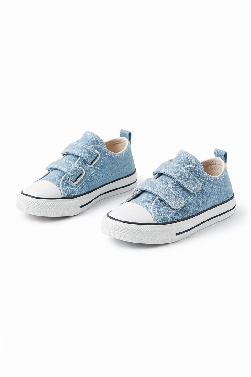 50'S SNEAKER TRAMPKI DZIECIĘCE NIEBIESKIE MATERIAŁOWE NA RZEPY 22 1I3A