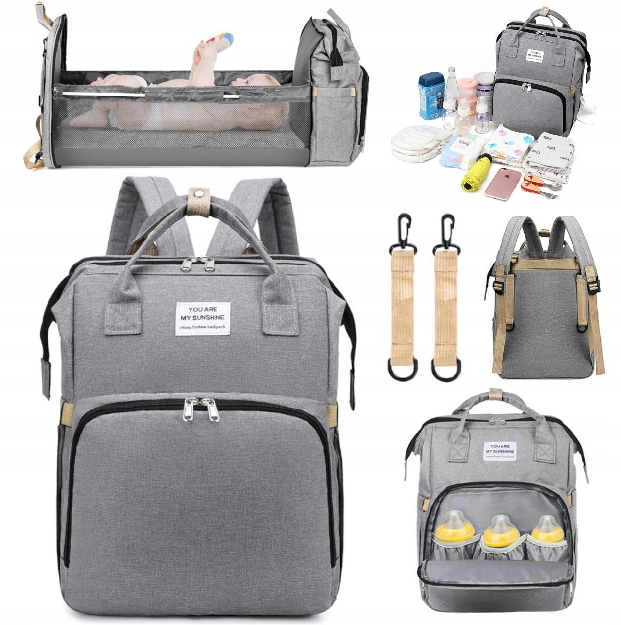 Plecak dla Mamy Torba Organizer Przewijak Łóżeczko