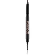 Akcesoria i kosmetyki do stylizacji brwi - Makeup Revolution London London Duo Brow Definer kredka do brwi 0,15 g dla kobiet Medium Brown - miniaturka - grafika 1