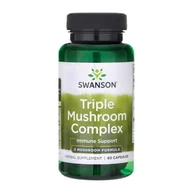 Suplementy naturalne - Swanson Health Products Swanson Triple Mushroom 60 kapsułek - miniaturka - grafika 1