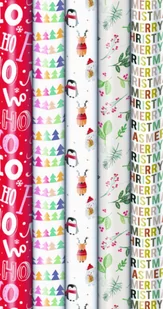 Papier prezentowy, Pure Green Xmas - Opakowania i torebki na prezenty - miniaturka - grafika 1