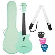 Inne instrumenty muzyczne - Cascha HH 2287 Carbon Fibre Ukulele Koncertowe MINT Set Gratis Prezent od Kup Instrument! - miniaturka - grafika 1