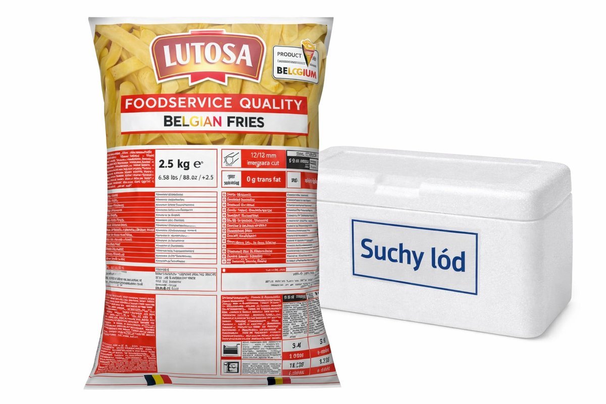 Frytki belgijskie 12x12 2,5 kg - Lutosa