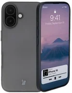 Etui i futerały do telefonów - Bizon Etui Case Angelo do iPhone 16, przydymione z czarną ramką - miniaturka - grafika 1