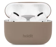 Akcesoria do słuchawek - Holdit Silicone Case AirPods Pro 1&2 Mocha Brown - darmowy odbiór w 22 miastach i bezpłatny zwrot Paczkomatem aż do 15 dni - miniaturka - grafika 1